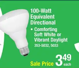 Menards Feit Electric Enhance 100-Watt Equivalent Dimmable BR30 Daylight LED Light Bulb offer