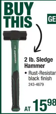 Menards Masterforce 2 lb. Fiberglass Sledge Hammer offer