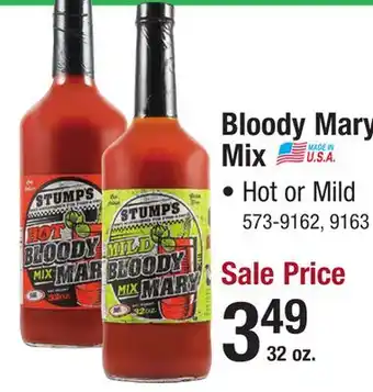 Menards Stump's Mild Bloody Mary Mix - 32 oz offer