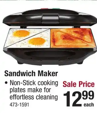 Menards Chefman Electric Sandwich Maker offer