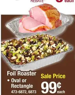 Menards Silver Lining Oval Roaster offer