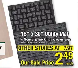 Menards Multy Home 7 Rib Gray 18 x 30 Entrance Mat offer