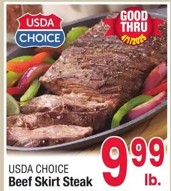 Jewel-Osco USDA CHOICE Beef Skirt Steak offer