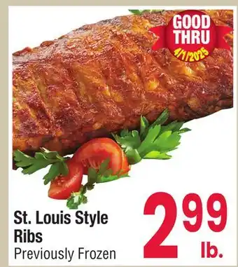 Jewel-Osco St. Louis Style Ribs offer