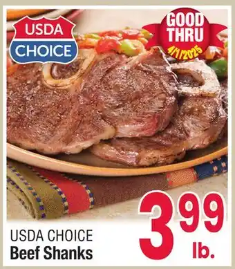 Jewel-Osco USDA CHOICE Beef Shanks offer