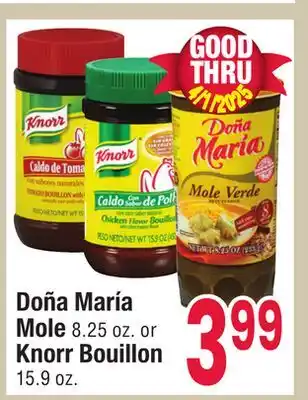 Jewel-Osco Doña María Mole 8.25 oz. or Knorr Bouillon 15.9 oz offer