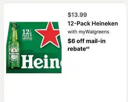 Walgreens 12-Pack Heineken offer