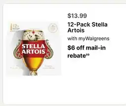 Walgreens 12-Pack Stella Artois offer