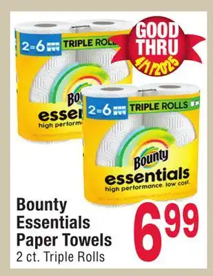 Jewel-Osco Bounty Essentials Paper Towels offer