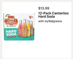 Walgreens 12-Pack Cantaritos Hard Soda offer