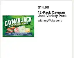 Walgreens Cayman Jack Variety Pack offer