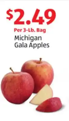 Aldi Michigan Gala Apples offer