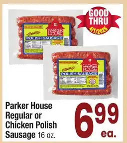 Jewel-Osco Parker House Regular or Chicken Polish Sausage offer