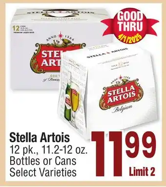 Jewel-Osco Stella Artois offer