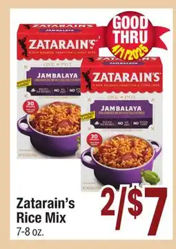 Jewel-Osco Zatarain's Rice Mix offer