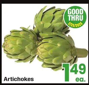 Jewel-Osco Artichokes offer