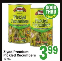 Jewel-Osco Ziyad Premium Pickled Cucumbers offer