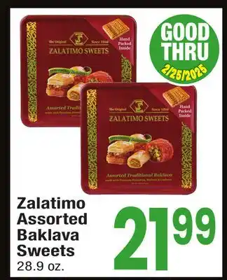 Jewel-Osco Zalatimo Assorted Baklava Sweets offer