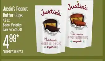 Jewel-Osco Justin's Peanut Butter Cups offer