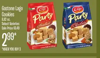 Jewel-Osco Gastone Lago Cookies offer