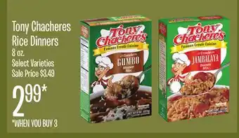 Jewel-Osco Tony Chacheres Rice Dinners offer