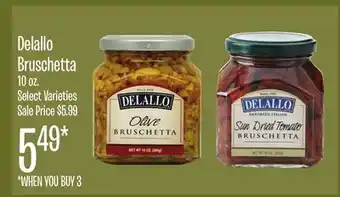 Jewel-Osco Delallo Bruschetta offer