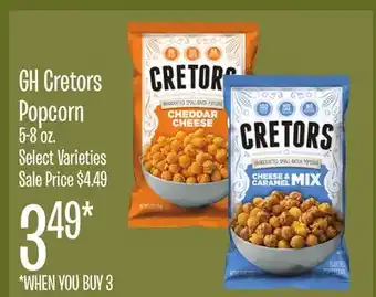 Jewel-Osco GH Cretors Popcorn offer