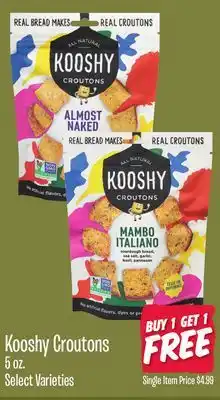 Jewel-Osco Kooshy Croutons offer