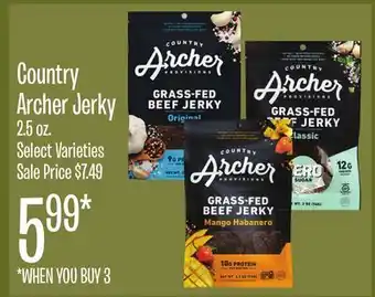 Jewel-Osco Country Archer Jerky offer