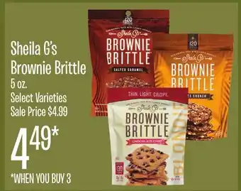 Jewel-Osco Sheila G's Brownie Brittle offer