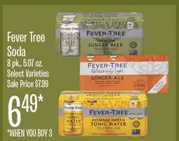 Jewel-Osco Fever Tree Soda offer