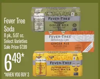 Jewel-Osco Fever Tree Soda offer