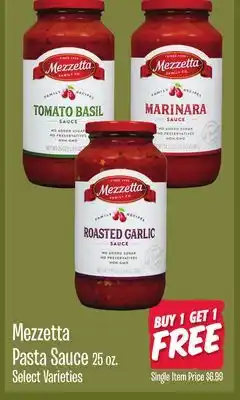 Jewel-Osco Mezzetta Pasta Sauce offer