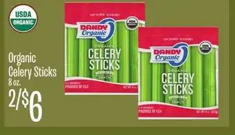 Jewel-Osco Organic Celery Sticks offer