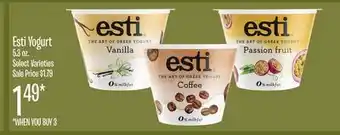 Jewel-Osco Esti Yogurt offer