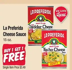 Jewel-Osco La Preferida Cheese Sauce offer