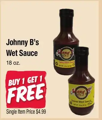 Jewel-Osco Johnny B's Wet Sauce offer