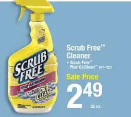 Menards Scrub Free with OxiClean Lemon Total Bathroom Cleaner - 32 oz offer