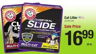 Menards Arm & Hammer Clump & Seal Multi-Cat Clumping Cat Litter - 28 lbs offer