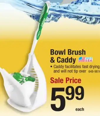 Menards Libman Designer Toilet Bowl Brush & Caddy offer