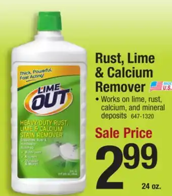 Menards Lime Out Rust, Lime & Calcium Stain Remover - 24 oz offer