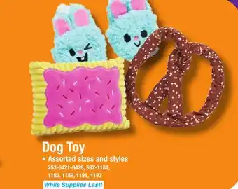 Menards BARK Drool Ranch Chips Plush Dog Toy offer