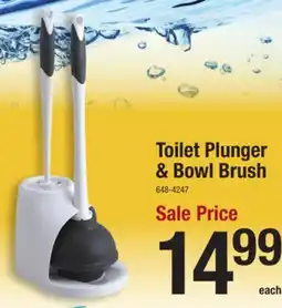 Menards Clorox Toilet Bowl Brush And Plunger Set offer