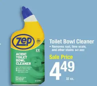 Menards Zep Acidic Toilet Bowl Cleaner - 32 oz offer