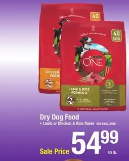 Menards Purina ONE SmartBlend Lamb & Rice Dry Dog Food - 40 lb offer