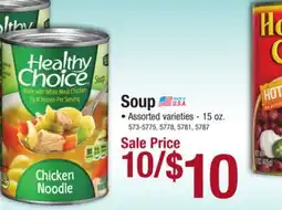 Menards Healthy Choice Chicken with Rice Soup - 15 oz offer