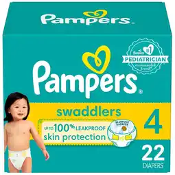 Walgreens Diapers, Ultra Absorbent and Soft Disposable Baby Diapers No scent, Size 4 (22-37 lbs) offer