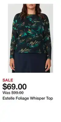 Nordstrom Estelle Foliage Whisper Top offer