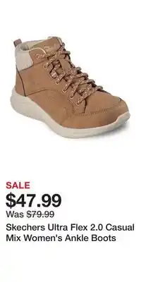 Kohl's Skechers Ultra Flex 2.0 Casual Mix Women's Ankle Boots offer