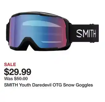 Dick's Sporting Goods SMITH Youth Daredevil OTG Snow Goggles offer